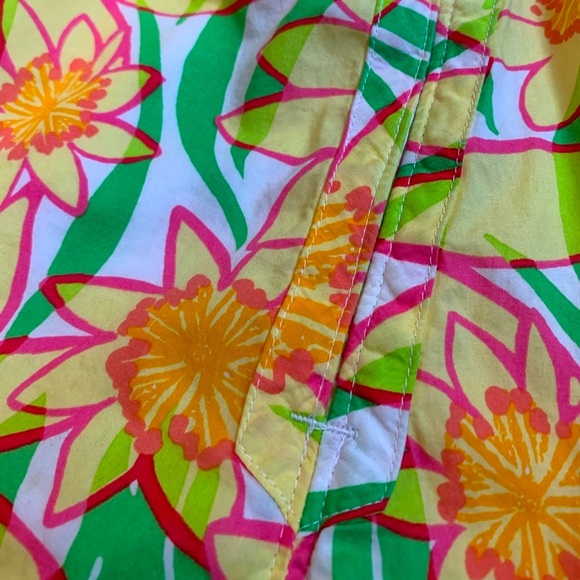 LILLY PULITZER DAFFODIL PRINT SKIRT SIZE SMALL - Picture 3 of 5